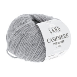 Lang Yarns Cashmere Premium Garn 105 Aske Grå Melange