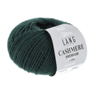 Lang Yarns Cashmere Premium Garn 218 Gran Grøn