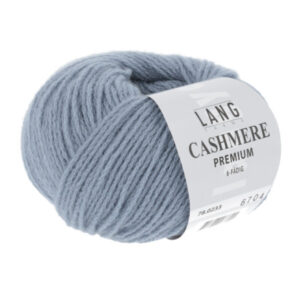 Lang Yarns Cashmere Premium Garn 233 Lys Jeans