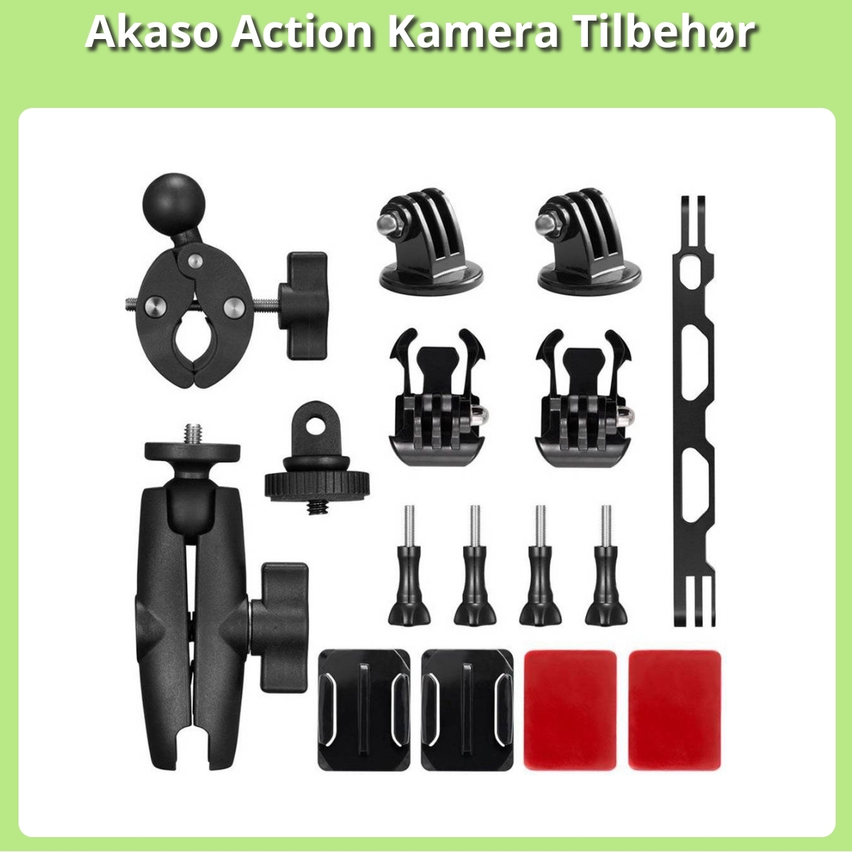 Anmeldelse af Akaso Action Kamera Tilbehør