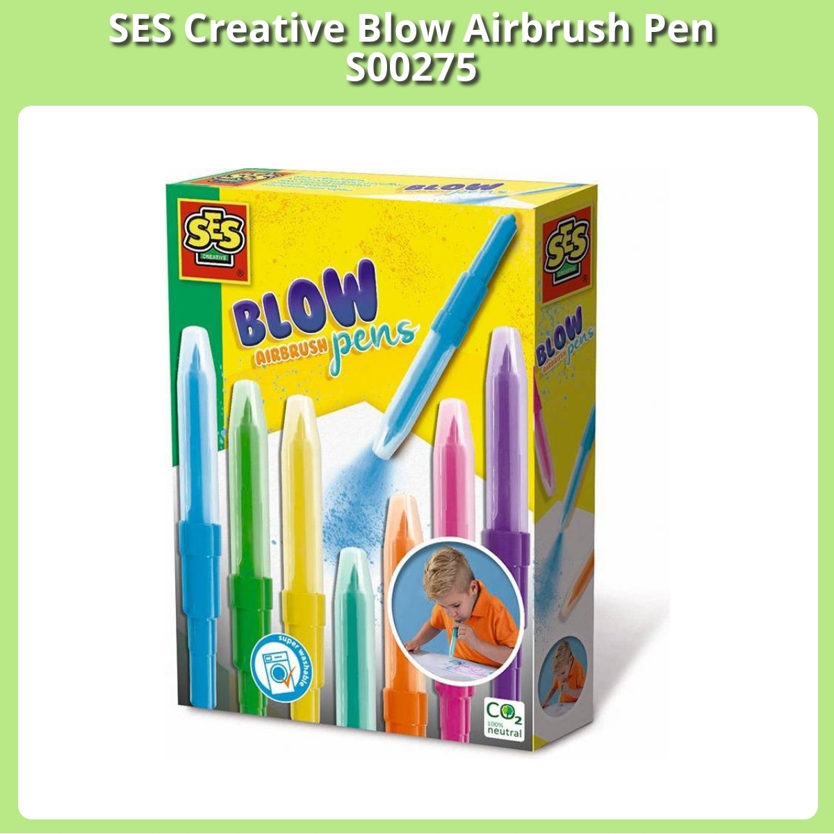 Anmeldelse af SES Creative Blow Airbrush Pen S00275