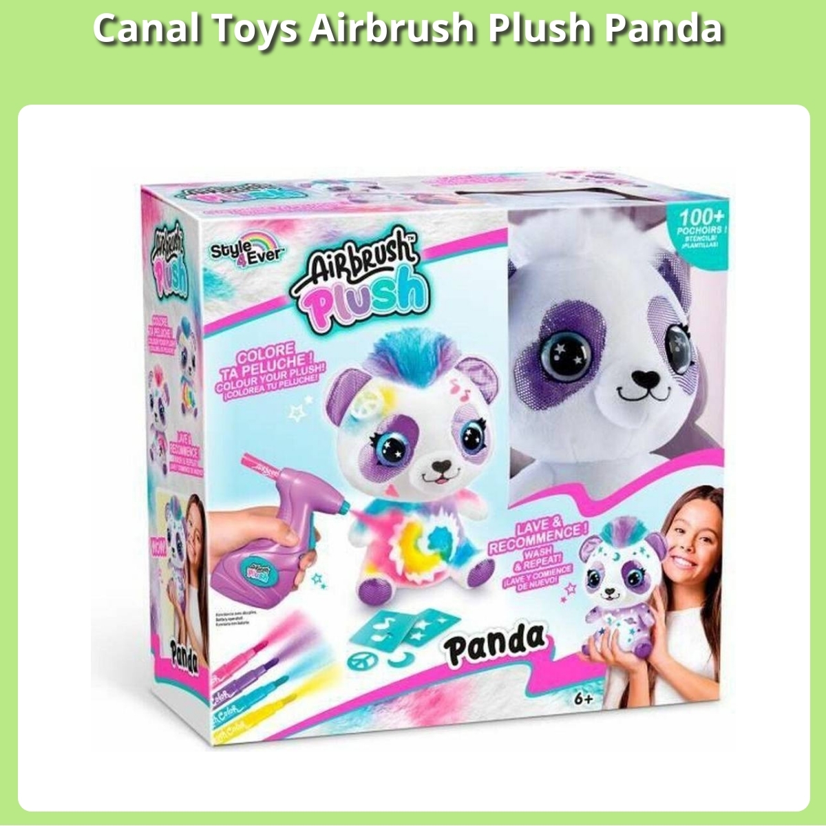 Anmeldelse af Canal Toys Airbrush Plush Panda