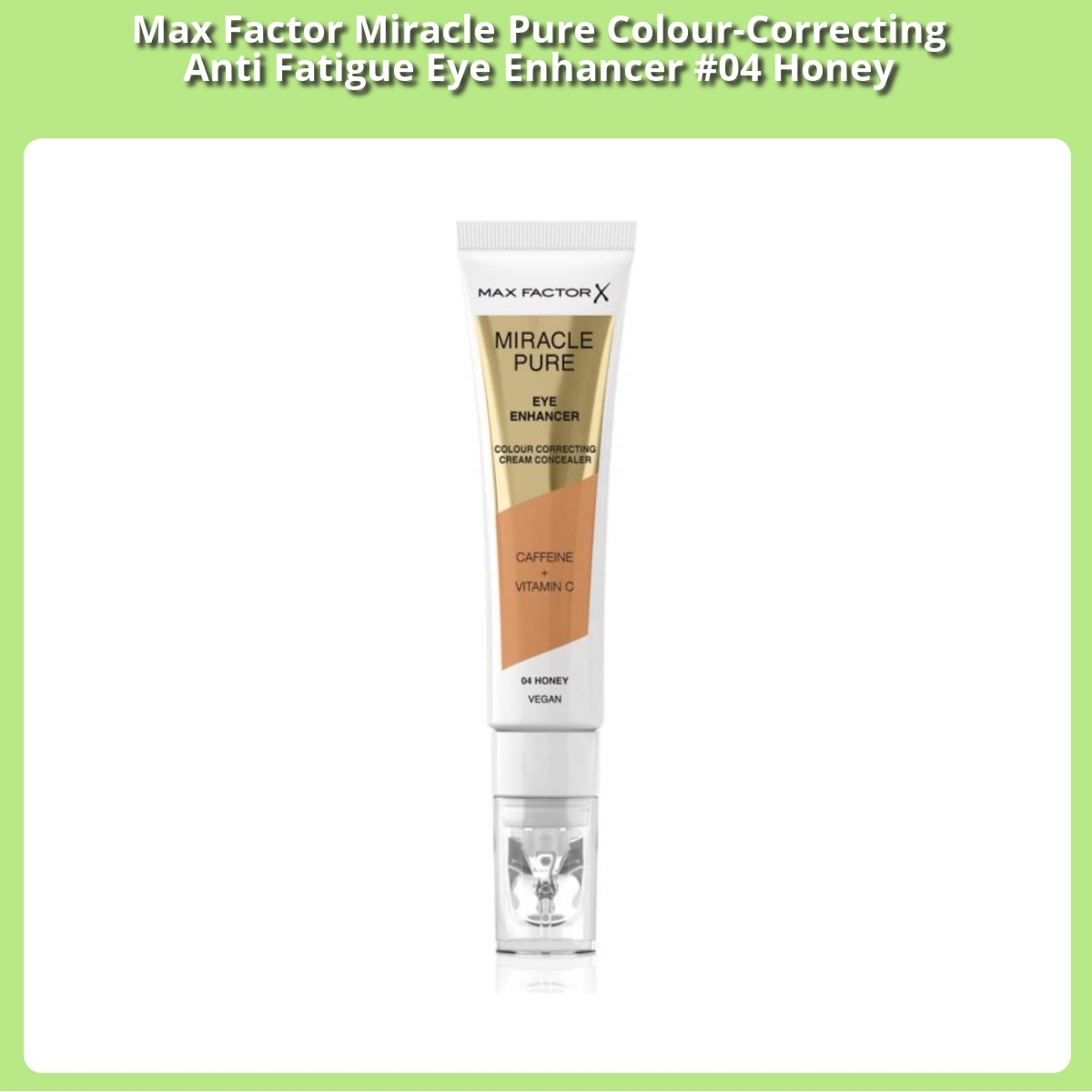 Anmeldelse af Max Factor Miracle Pure Colour-Correcting Anti Fatigue Eye Enhancer #04 Honey