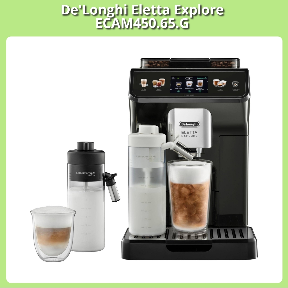 Anmeldelse af De'Longhi Eletta Explore ECAM450.65.G