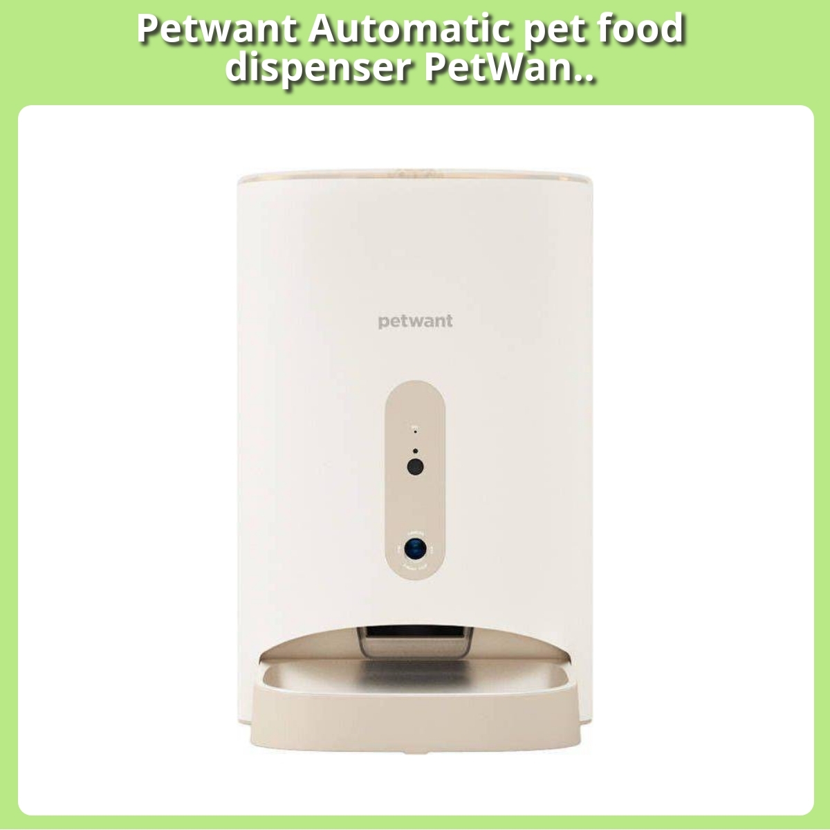 Anmeldelse af Petwant Automatic pet food dispenser PetWan..