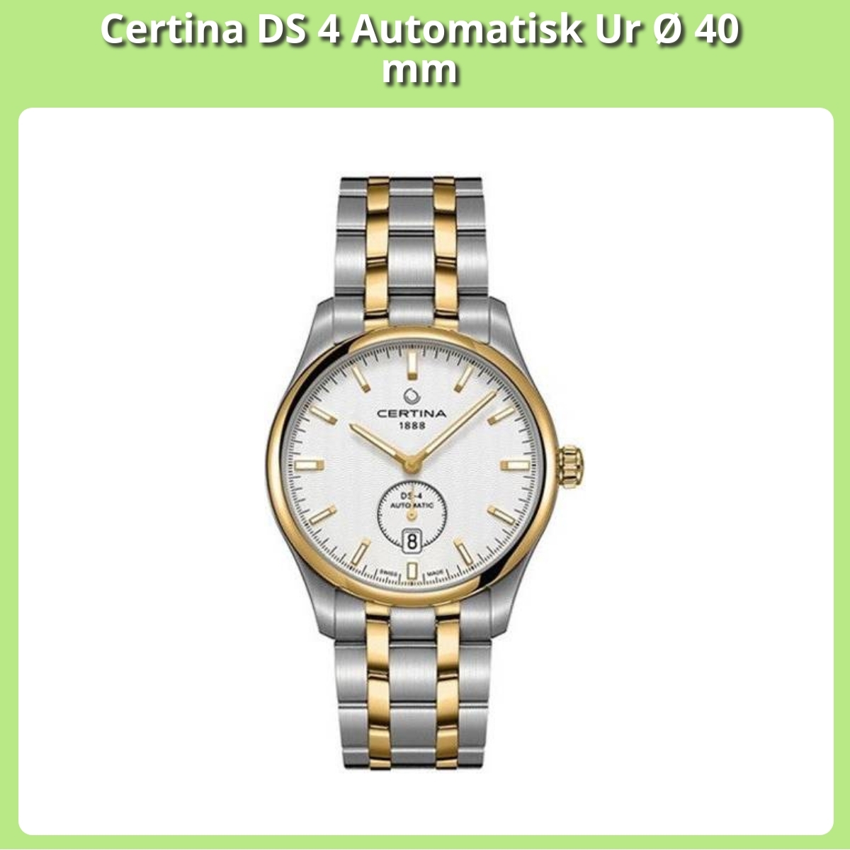 Anmeldelse af Certina DS 4 Automatisk Ur Ø 40 mm