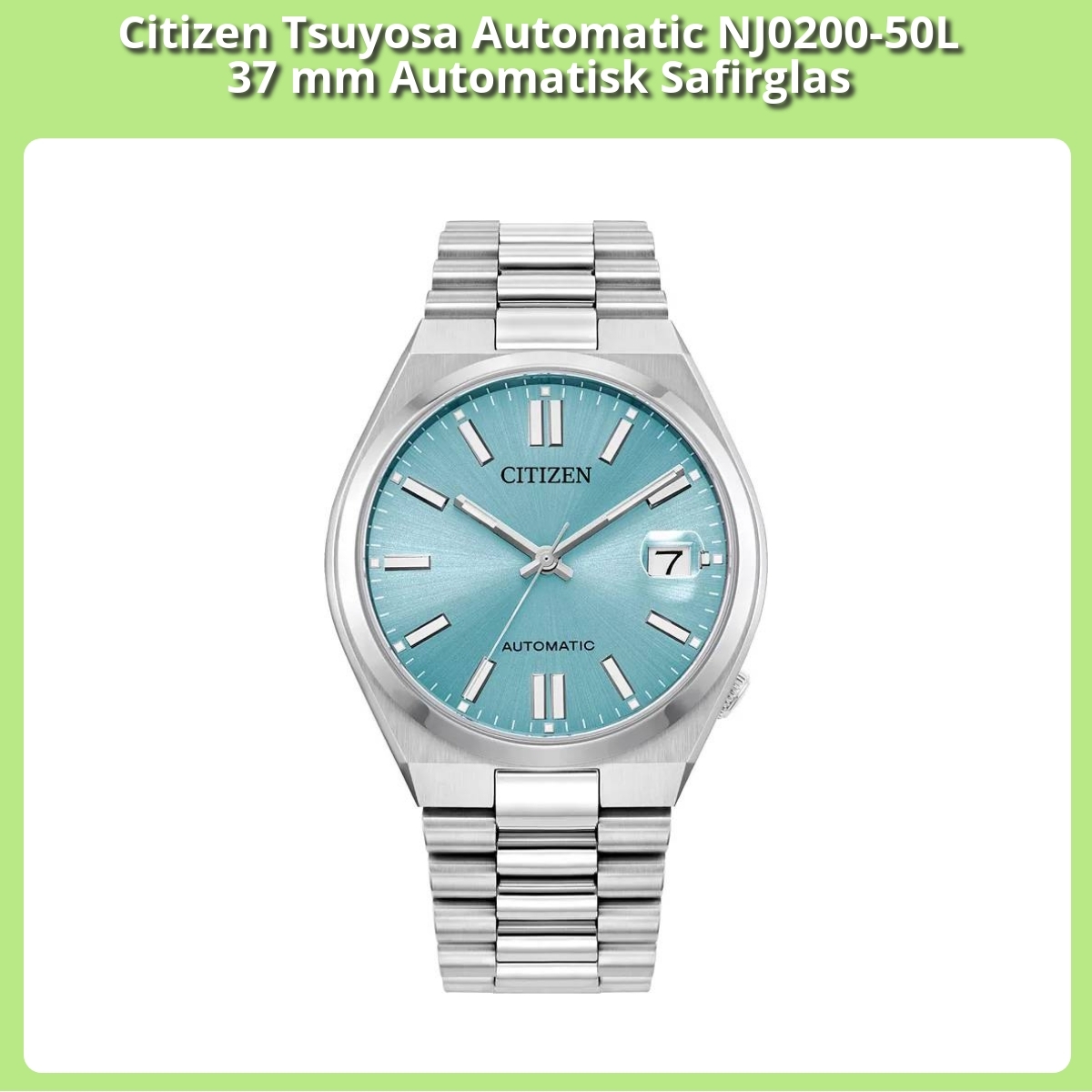 Anmeldelse af Citizen Tsuyosa Automatic NJ0200-50L 37 mm Automatisk Safirglas