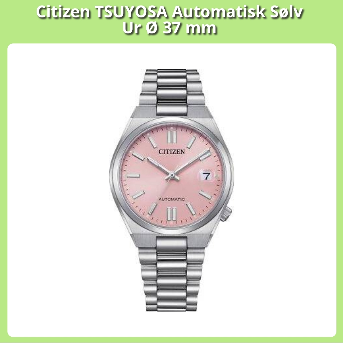 Anmeldelse af Citizen TSUYOSA Automatisk Sølv Ur Ø 37 mm