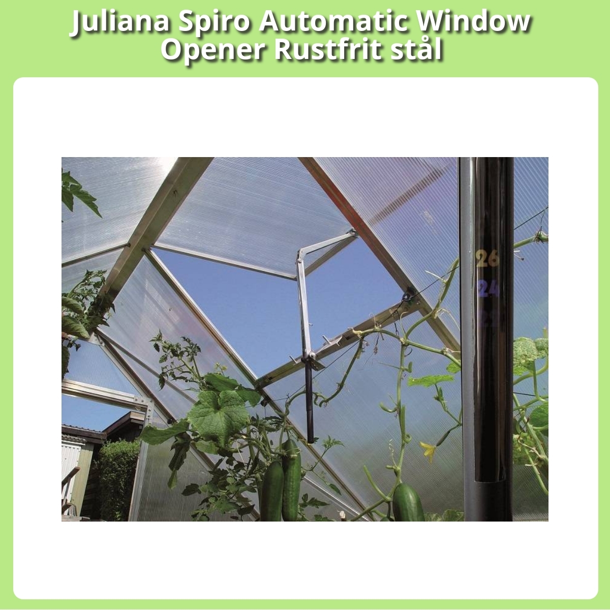 Anmeldelse af Juliana Spiro Automatic Window Opener Rustfrit stål