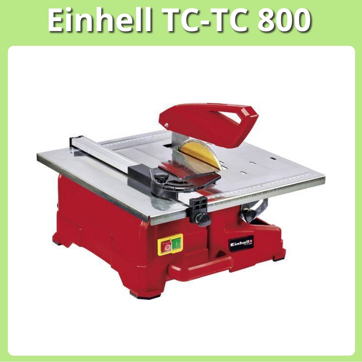 Anmeldelse af Einhell TC-TC 800