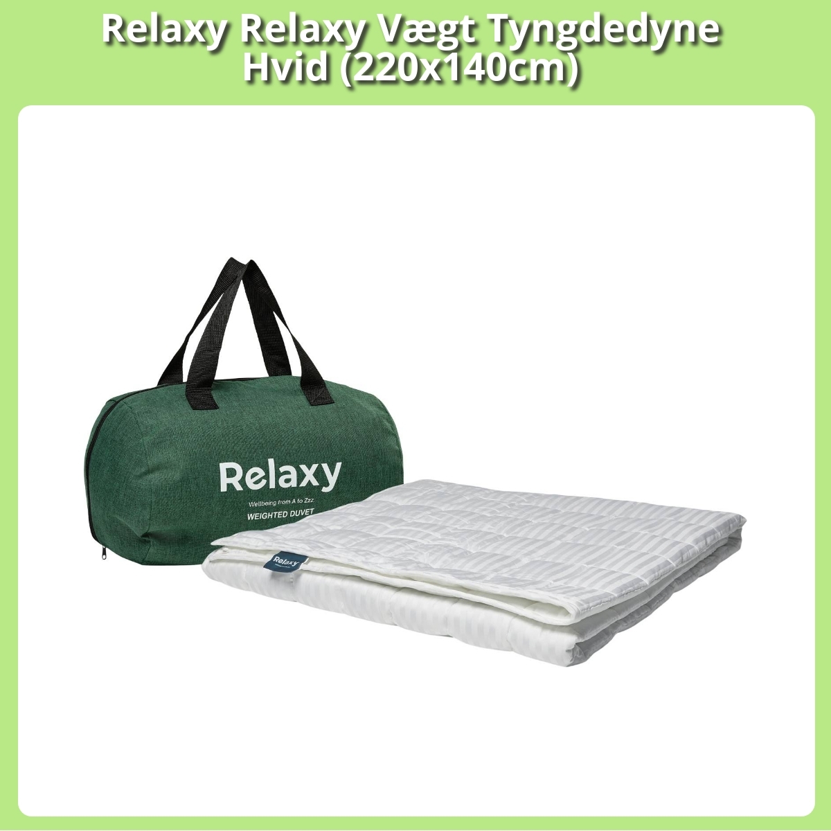 Anmeldelse af Relaxy Relaxy Vægt Tyngdedyne Hvid (220x140cm)