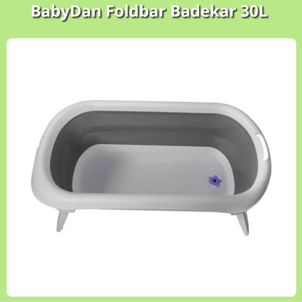 Anmeldelse af BabyDan Foldbar Badekar 30L