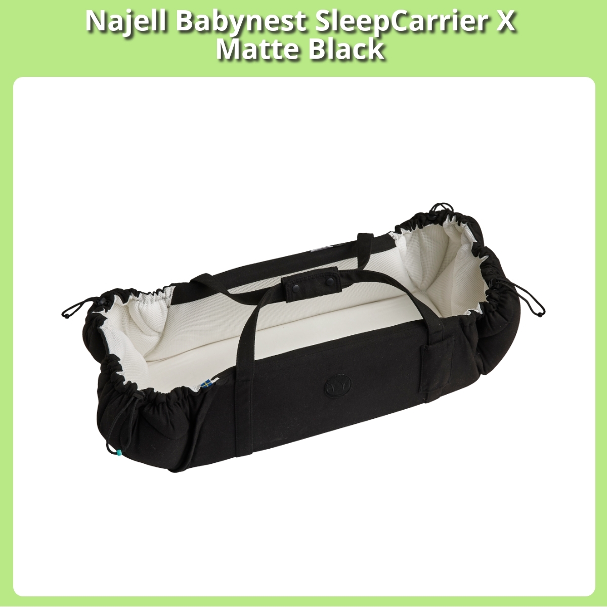 Anmeldelse af Najell Babynest SleepCarrier X Matte Black