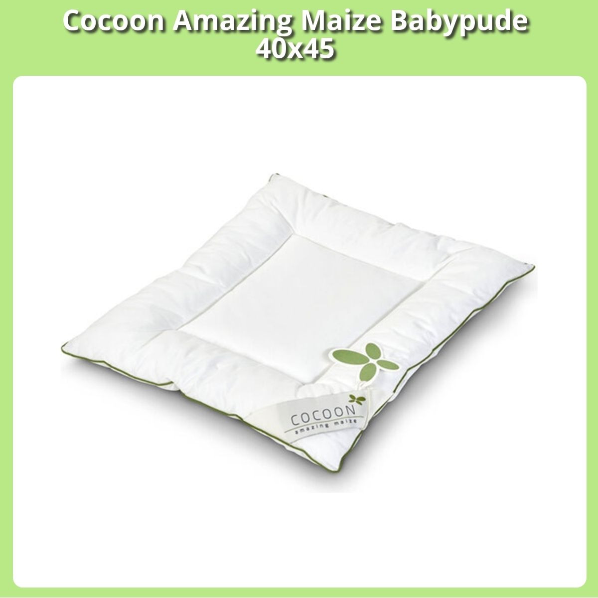 Anmeldelse af Cocoon Amazing Maize Babypude 40x45