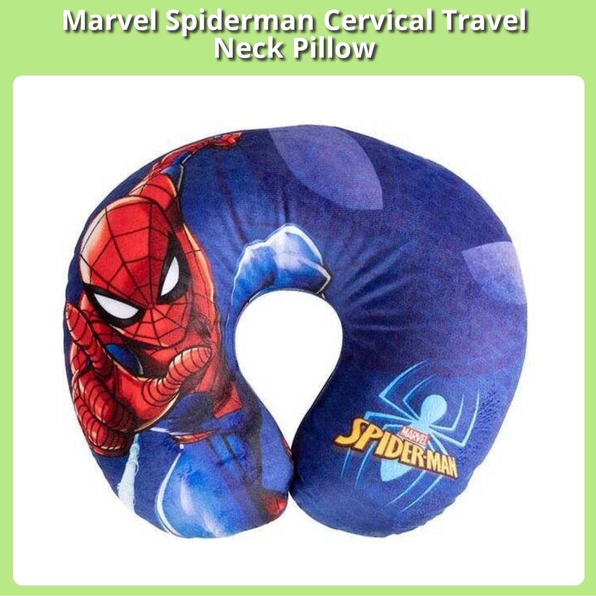Anmeldelse af Marvel Spiderman Cervical Travel Neck Pillow