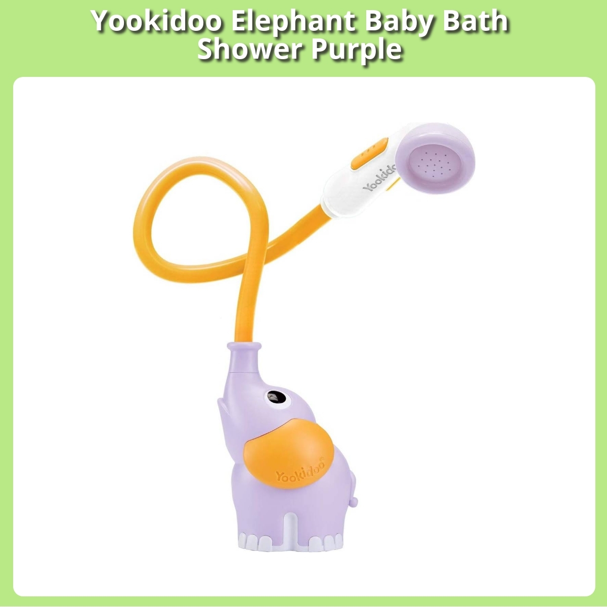 Anmeldelse af Yookidoo Elephant Baby Bath Shower Purple