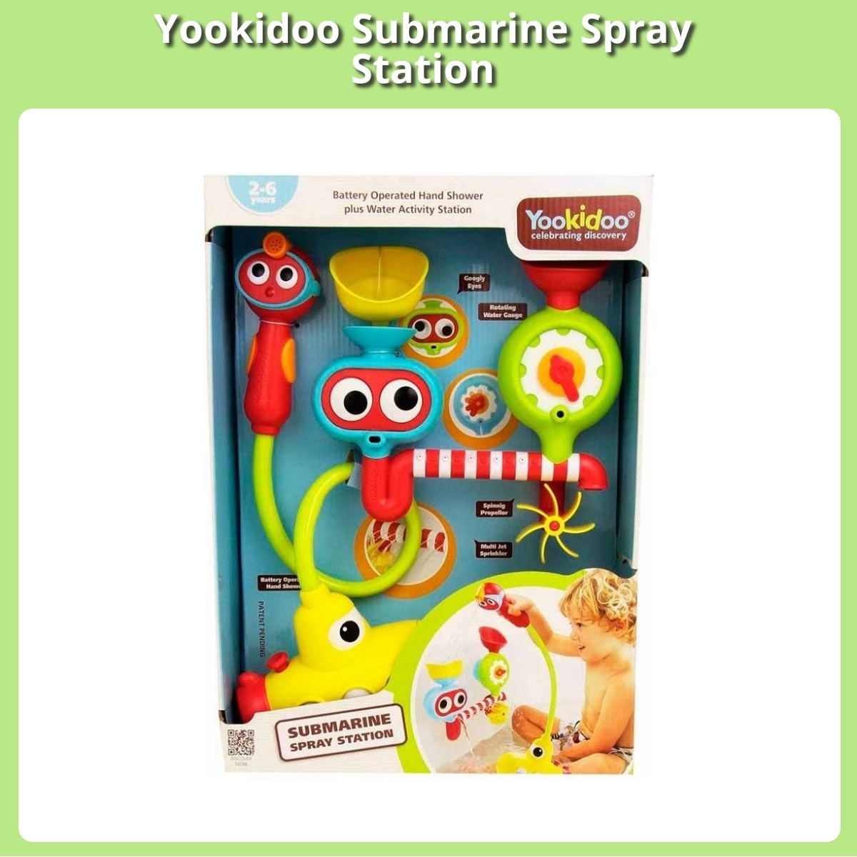 Anmeldelse af Yookidoo Submarine Spray Station