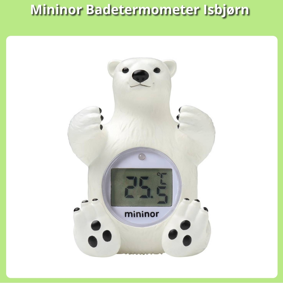 Anmeldelse af Mininor Badetermometer Isbjørn