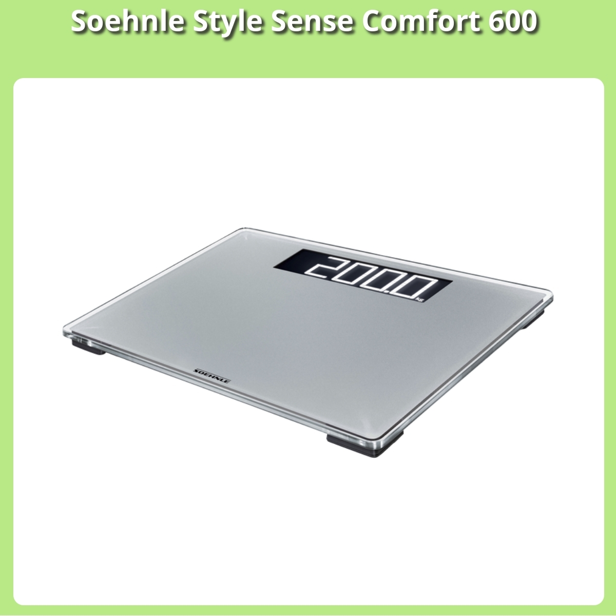 Anmeldelse af Soehnle Style Sense Comfort 600