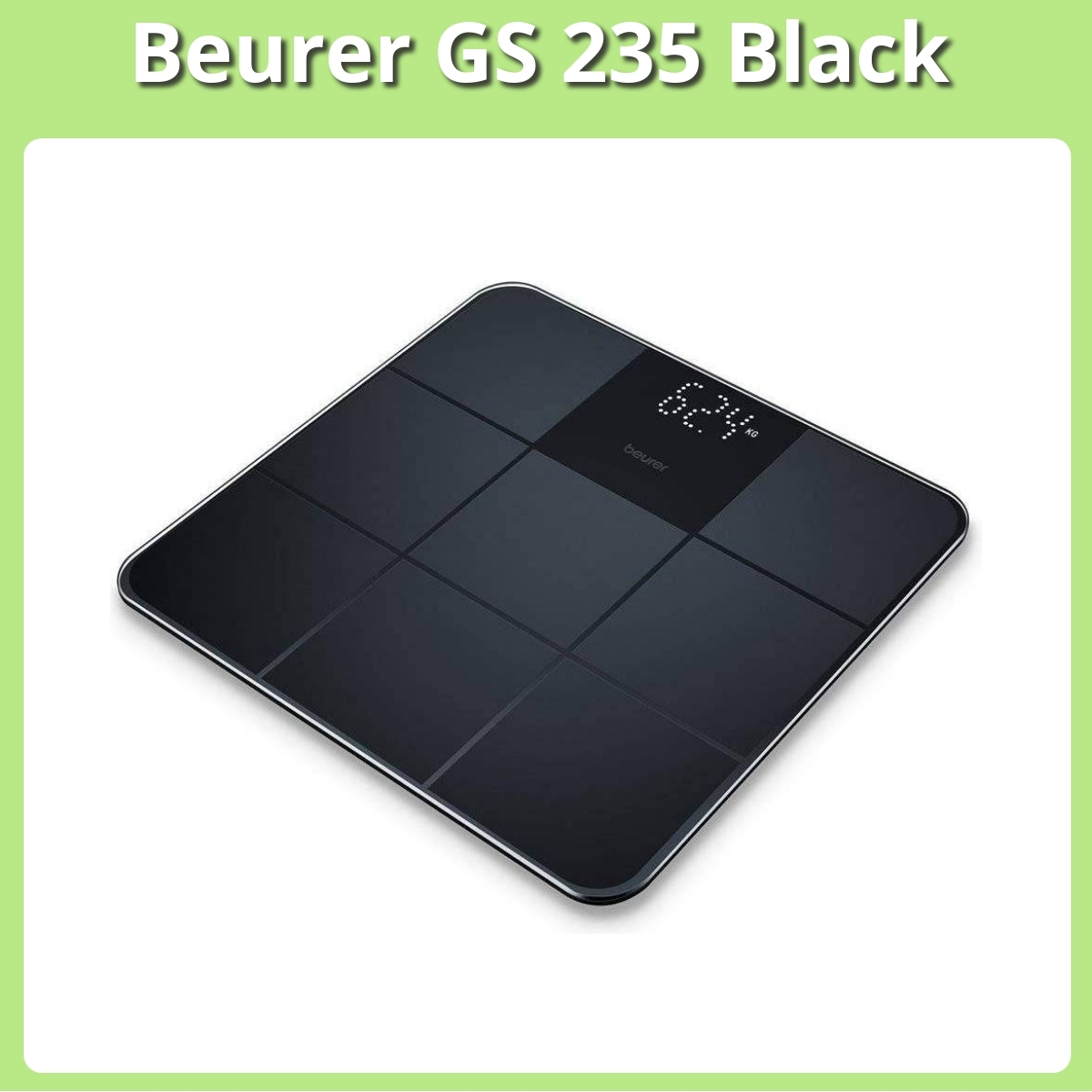 Anmeldelse af Beurer GS 235 Black