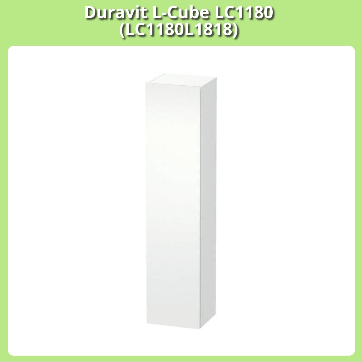 Anmeldelse af Duravit L-Cube LC1180 (LC1180L1818)