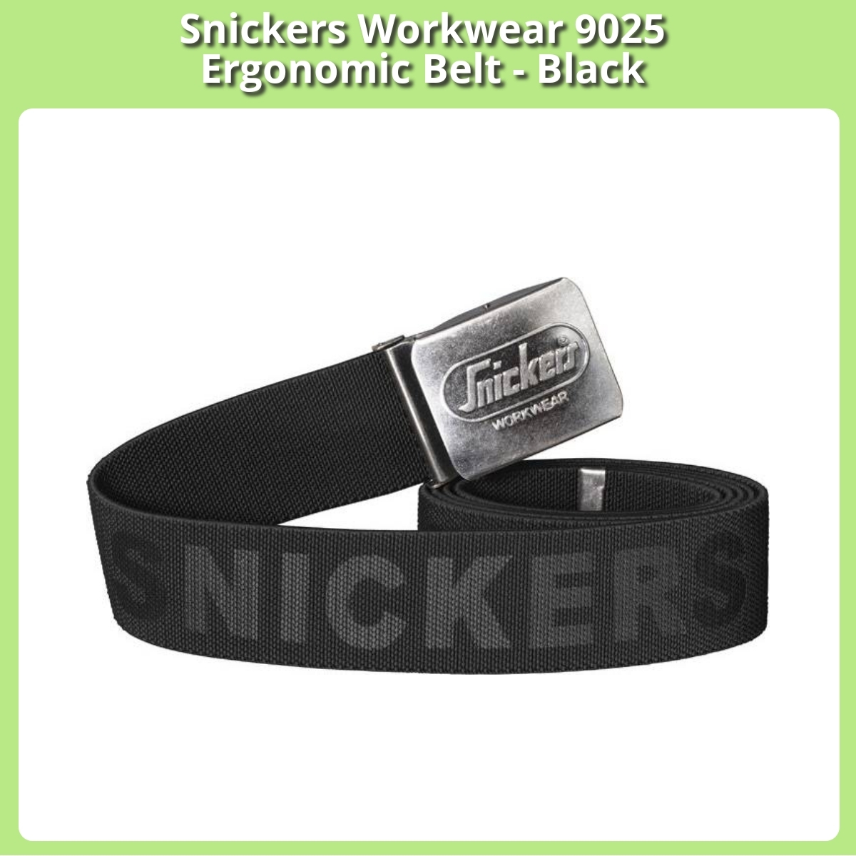 Anmeldelse af Snickers Workwear 9025 Ergonomic Belt - Black
