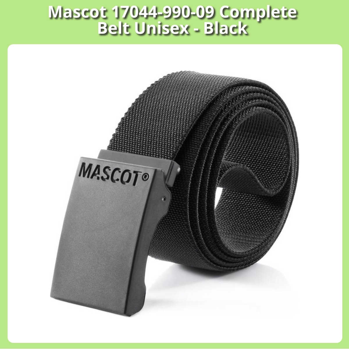 Anmeldelse af Mascot 17044-990-09 Complete Belt Unisex - Black