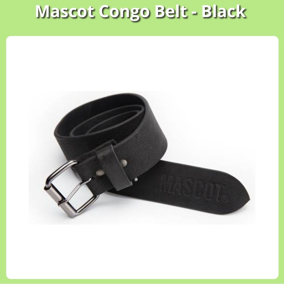 Anmeldelse af Mascot Congo Belt - Black