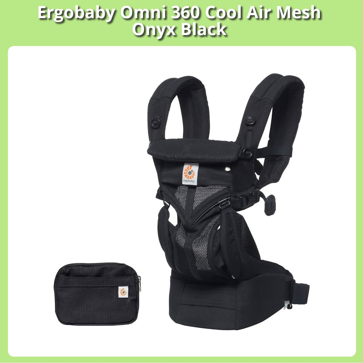 Anmeldelse af Ergobaby Omni 360 Cool Air Mesh Onyx Black