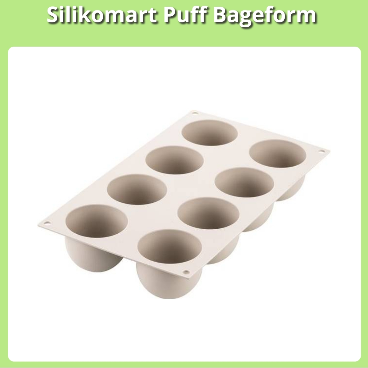 Anmeldelse af Silikomart Puff Bageform