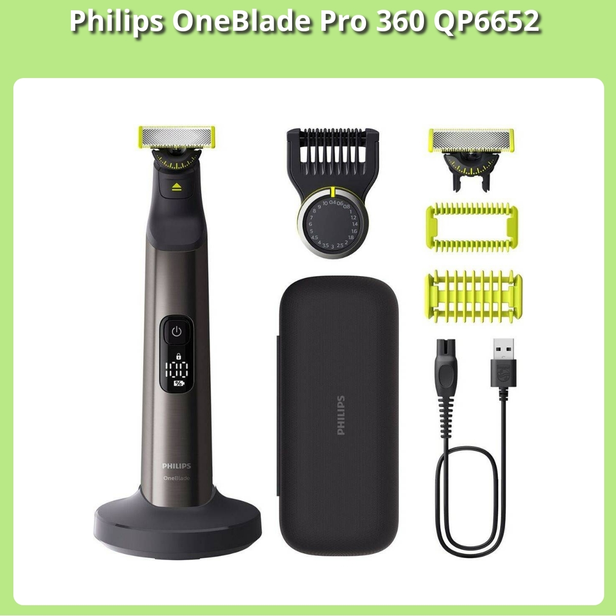 Anmeldelse af Philips OneBlade Pro 360 QP6652