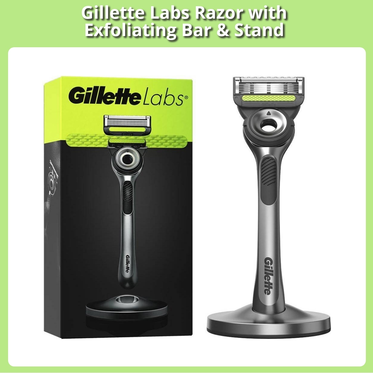Anmeldelse af Gillette Labs Razor with Exfoliating Bar & Stand