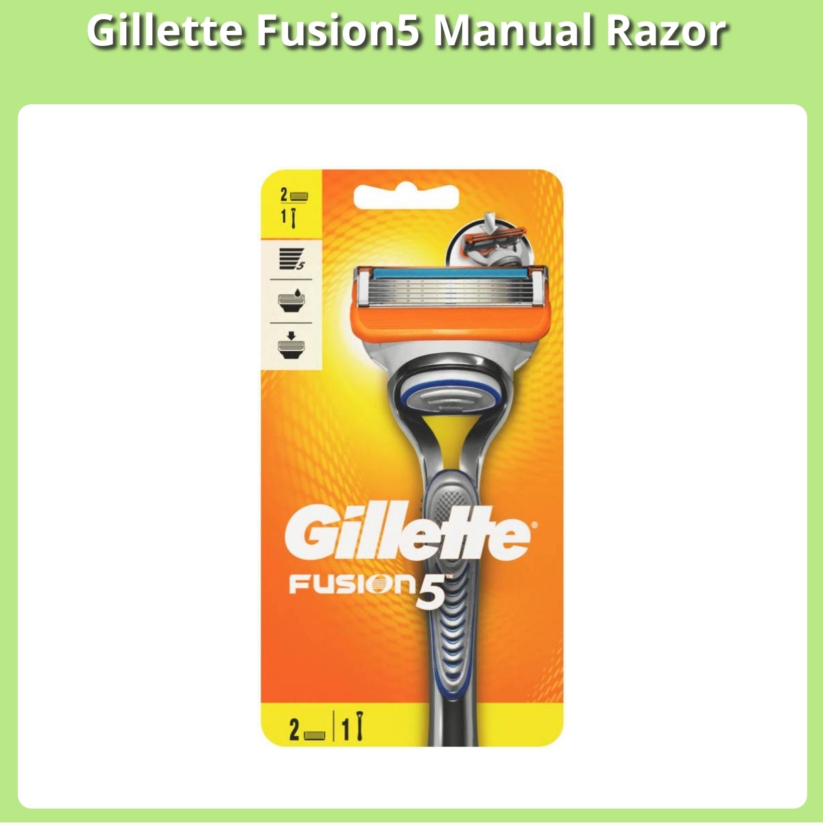 Anmeldelse af Gillette Fusion5 Manual Razor