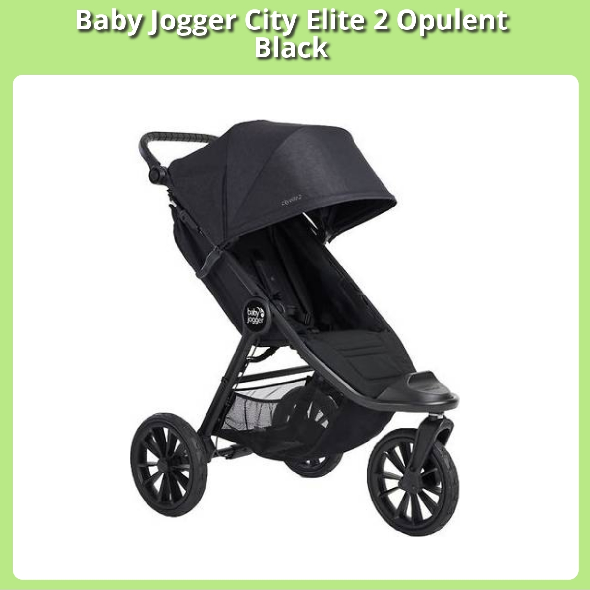 Anmeldelse af Baby Jogger City Elite 2 Opulent Black