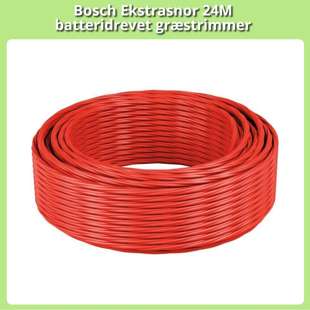 Anmeldelse af Bosch Ekstrasnor 24M batteridrevet græstrimmer