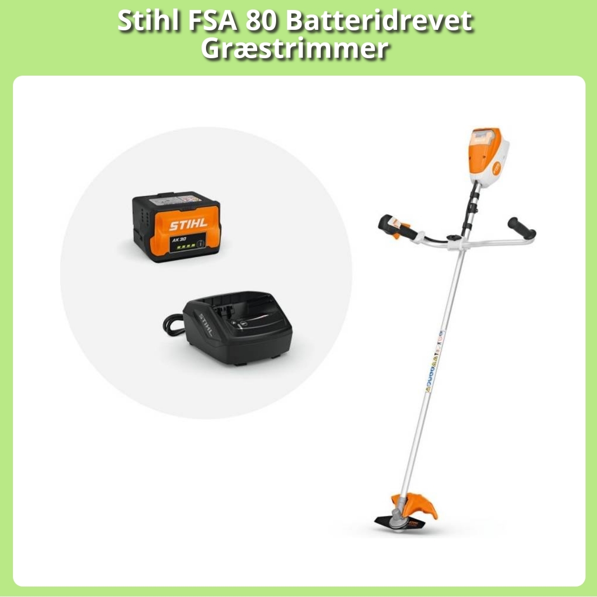 Anmeldelse af Stihl FSA 80 Batteridrevet Græstrimmer
