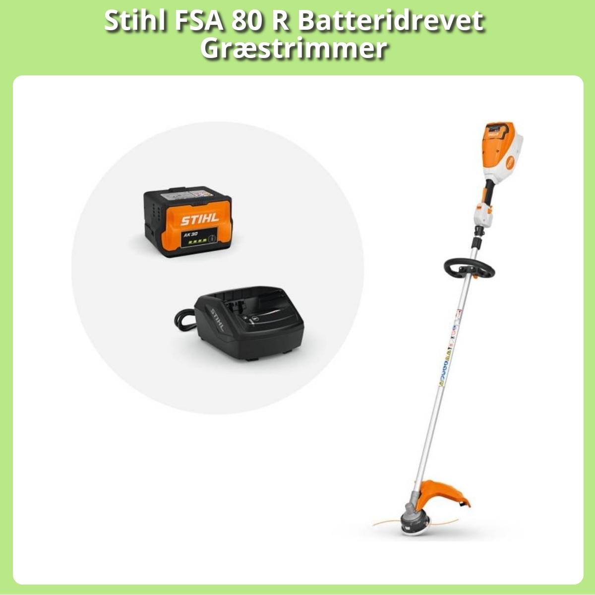 Anmeldelse af Stihl FSA 80 R Batteridrevet Græstrimmer