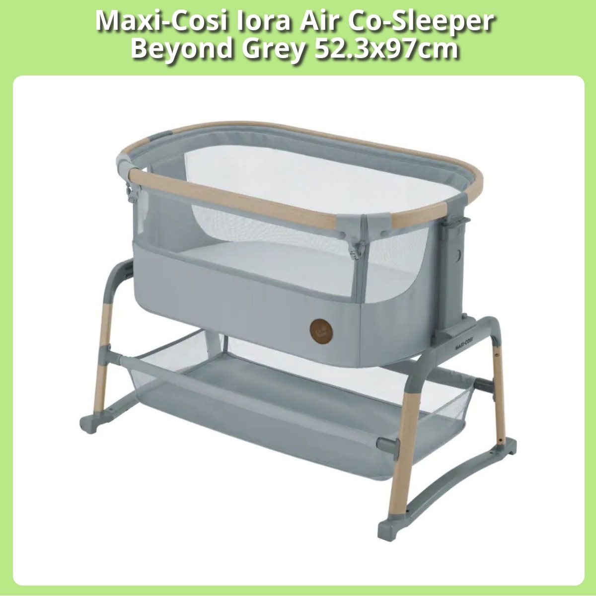 Anmeldelse af Maxi-Cosi Iora Air Co-Sleeper Beyond Grey 52.3x97cm