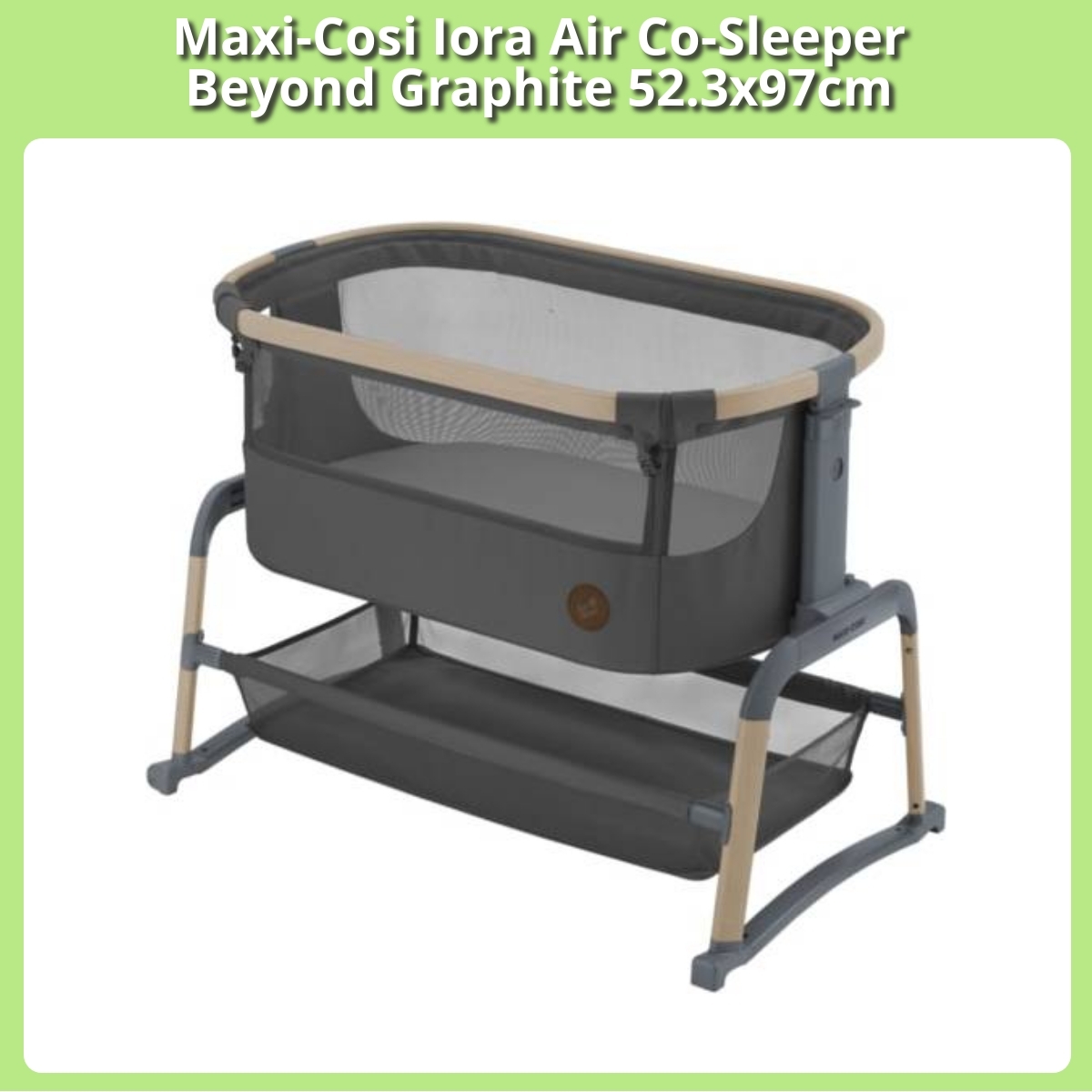 Anmeldelse af Maxi-Cosi Iora Air Co-Sleeper Beyond Graphite 52.3x97cm
