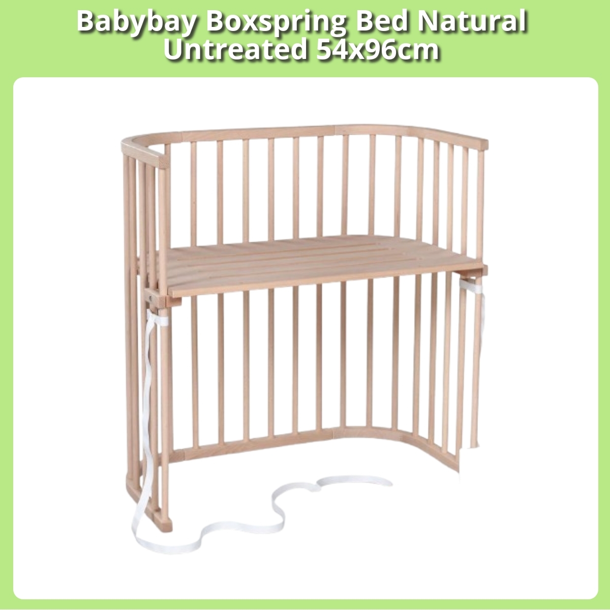 Anmeldelse af Babybay Boxspring Bed Natural Untreated 54x96cm