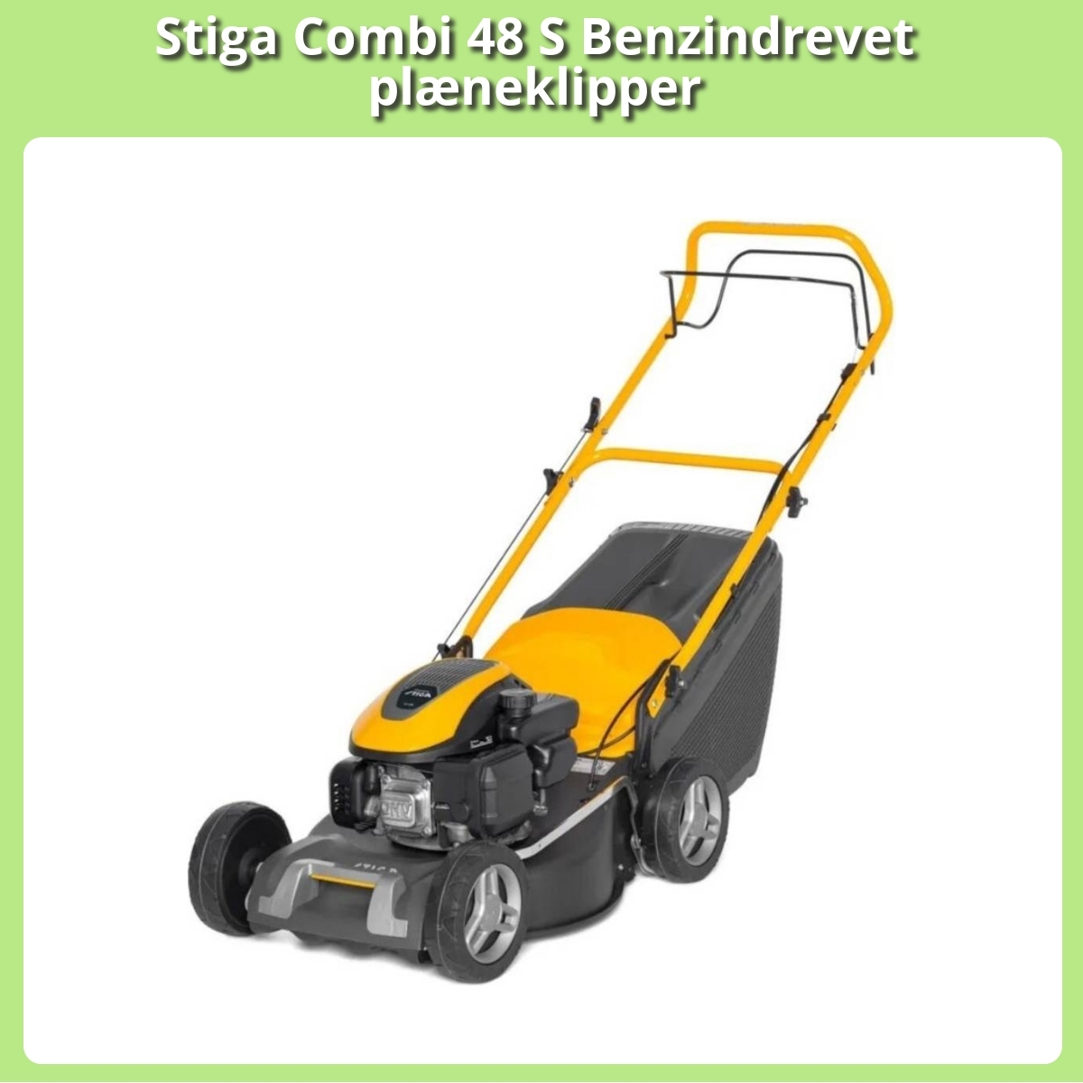Anmeldelse af Stiga Combi 48 S Benzindrevet plæneklipper