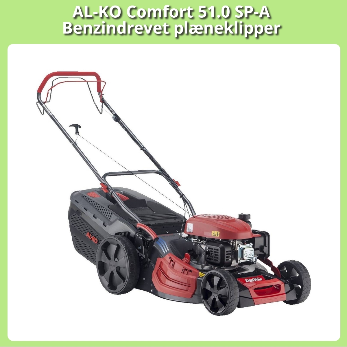 Anmeldelse af AL-KO Comfort 51.0 SP-A Benzindrevet plæneklipper