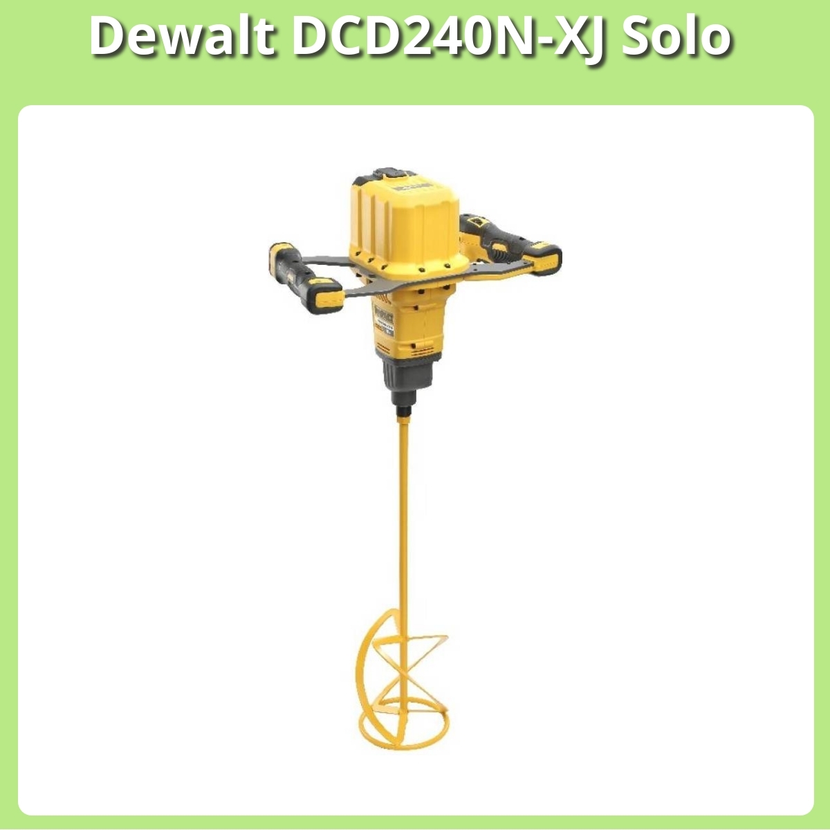Anmeldelse af Dewalt DCD240N-XJ Solo