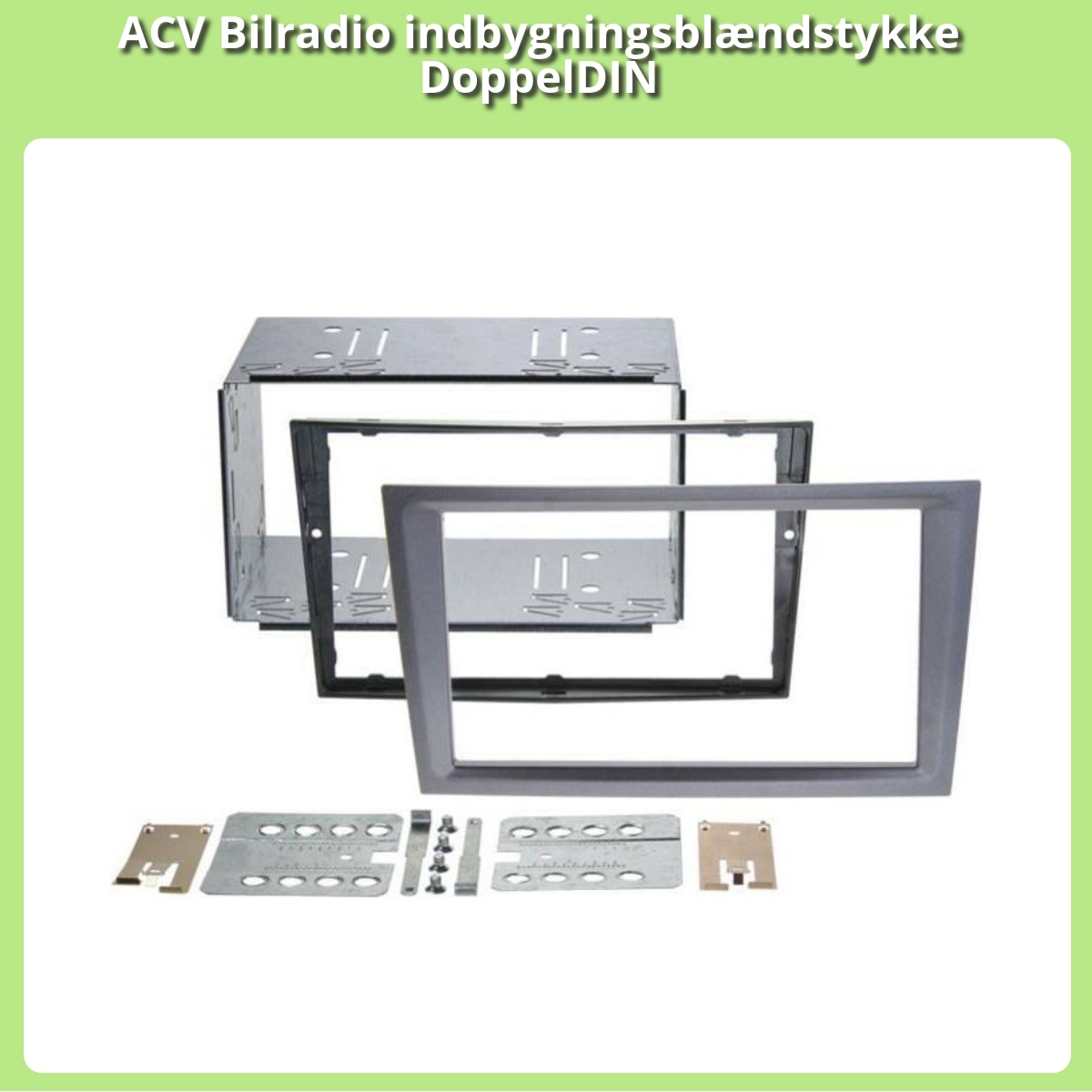 Anmeldelse af ACV Bilradio indbygningsblændstykke DoppelDIN