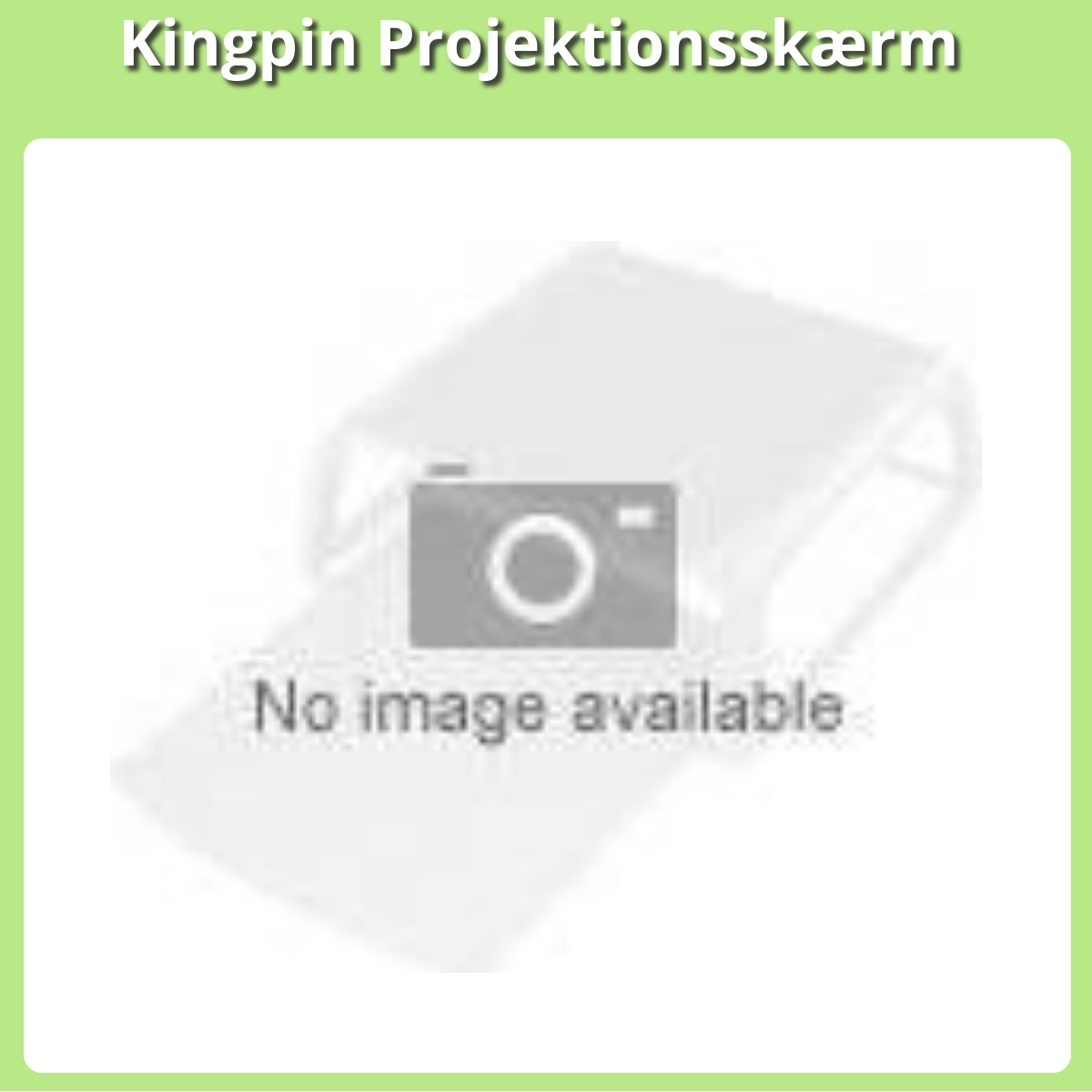 Anmeldelse af Kingpin Projektionsskærm