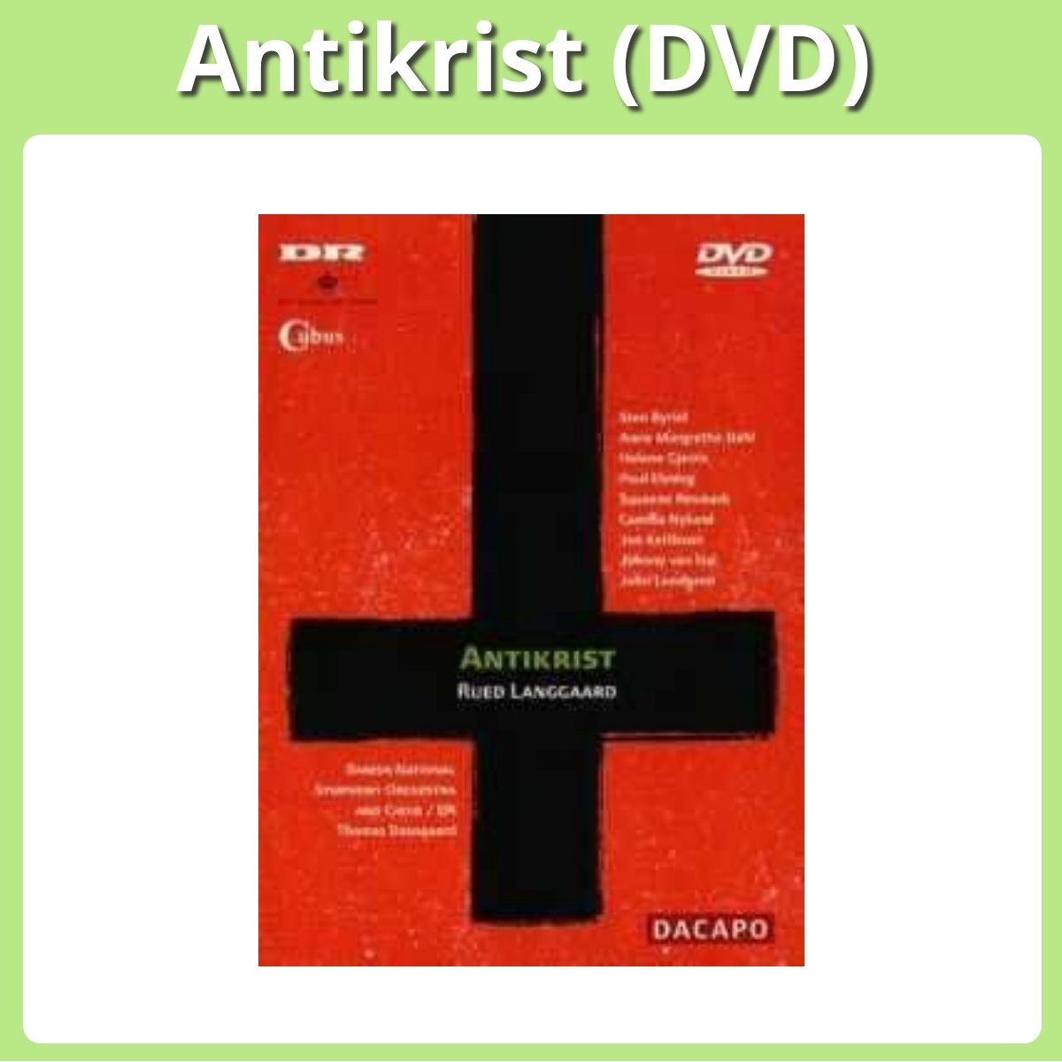 Anmeldelse af Antikrist (DVD)