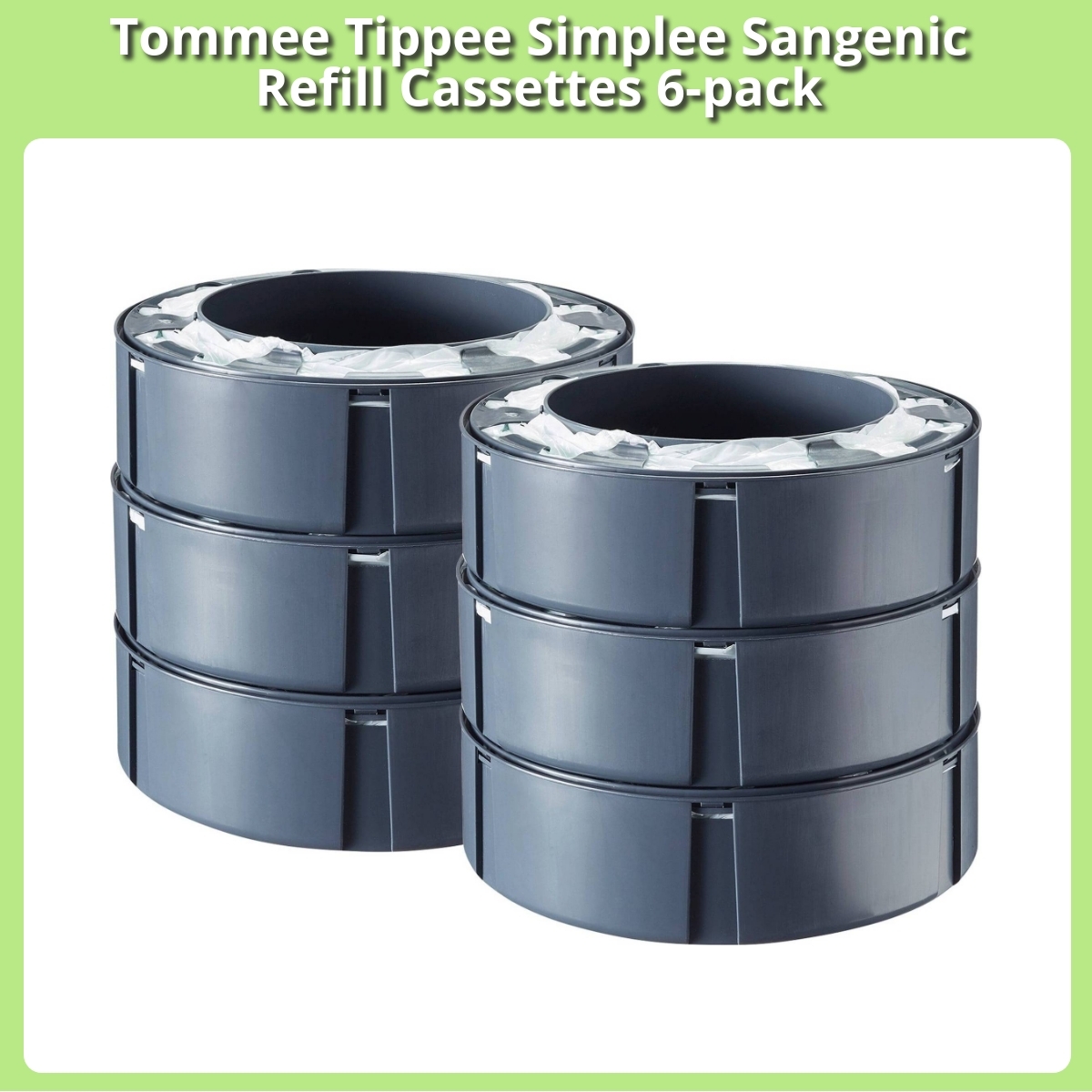 Anmeldelse af Tommee Tippee Simplee Sangenic Refill Cassettes 6-pack