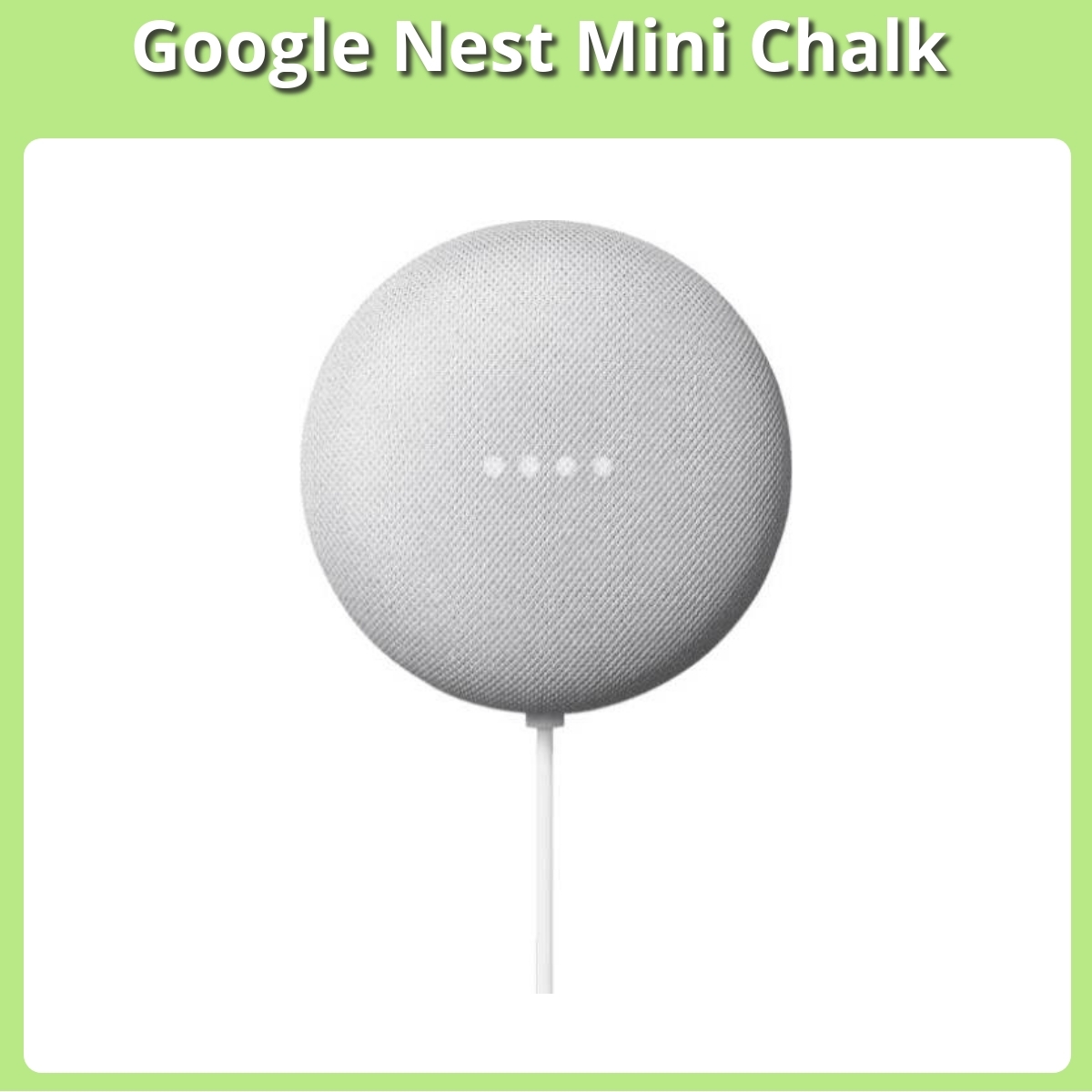 Anmeldelse af Google Nest Mini Chalk
