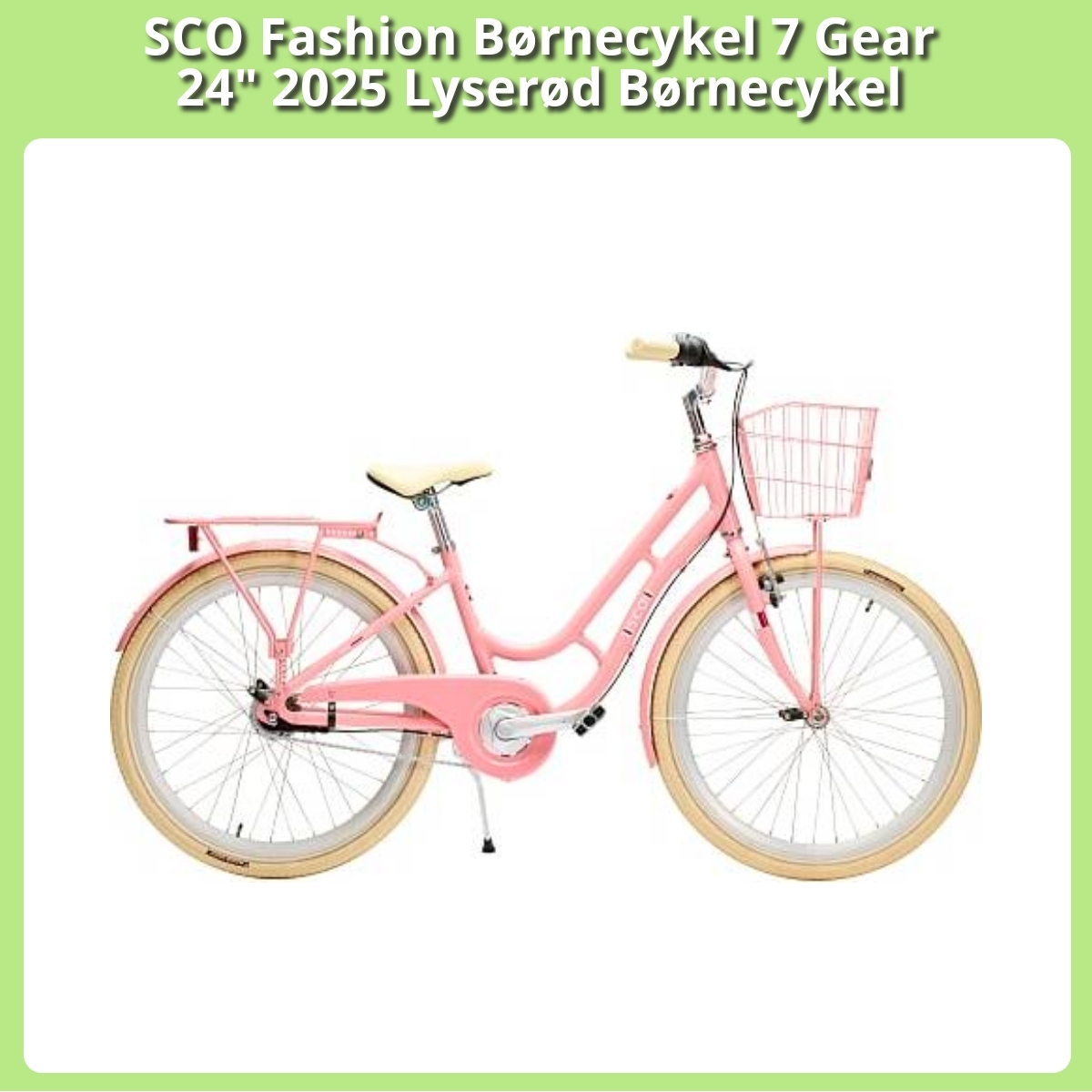 Anmeldelse af SCO Fashion Børnecykel 7 Gear 24