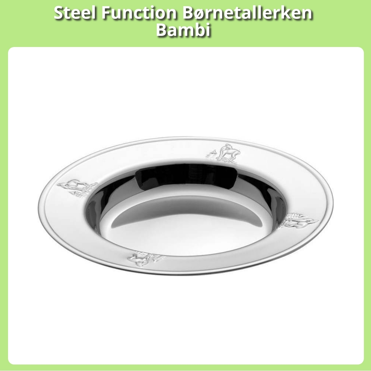 Anmeldelse af Steel Function Børnetallerken Bambi